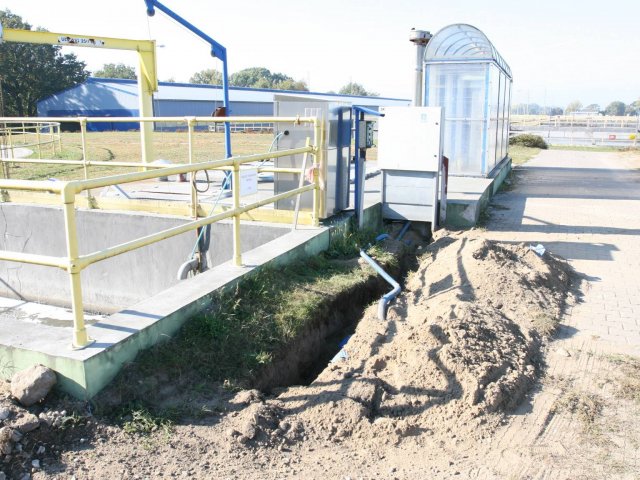 6.1 Wykop pod instalację elektryczną zasilającą rozdrabniacz części stałych